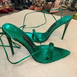 JESSICA RICH strappy sandals (size 38 but fits 37.5) (USED ONLY ONCE)